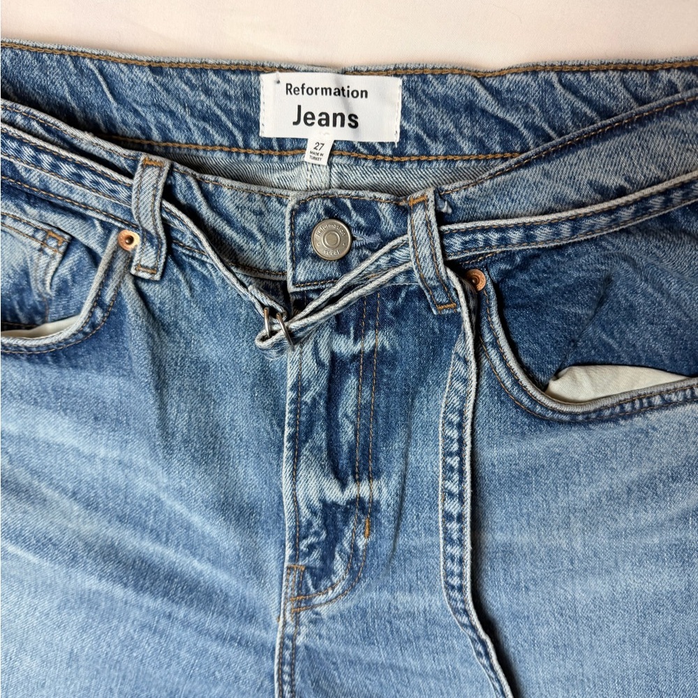 Reformation Women's Straight Leg Jeans - Picture 2 of 6